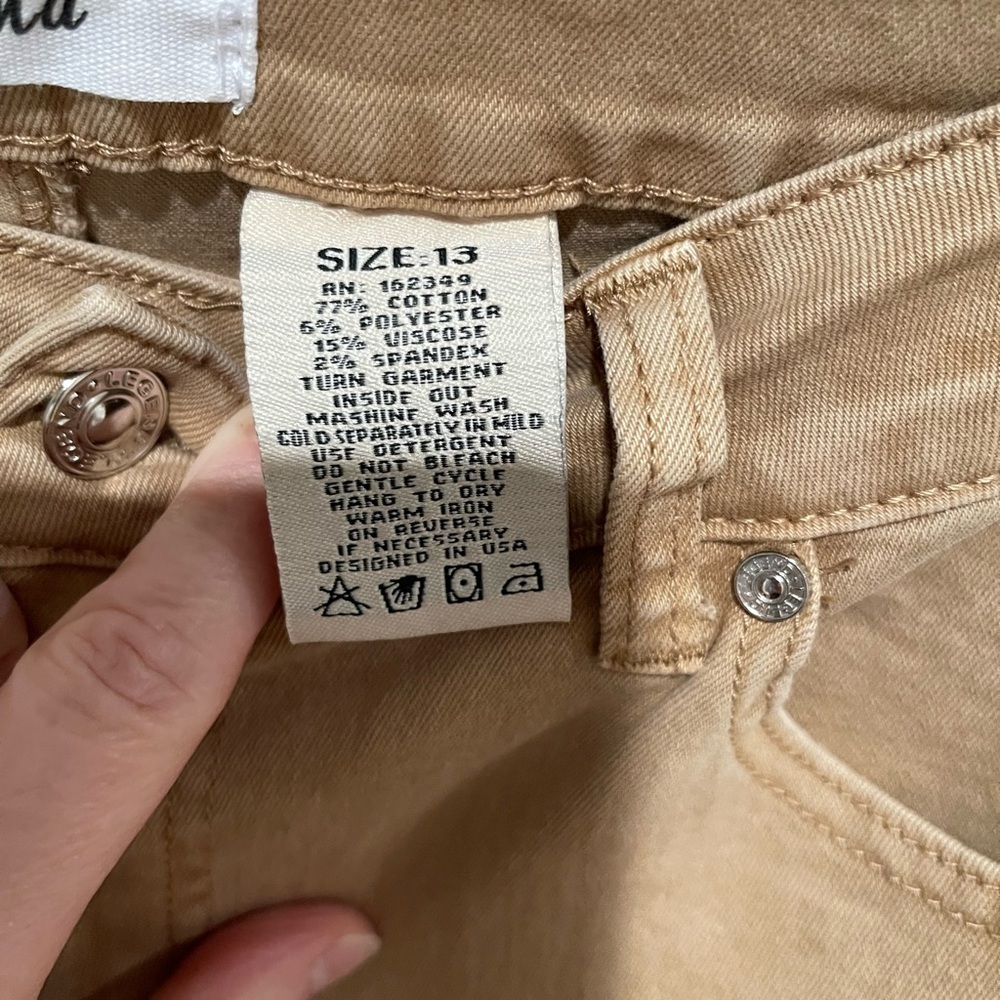 Legend Kids Brown Flared Jeans size 13 - Picture 4 of 5